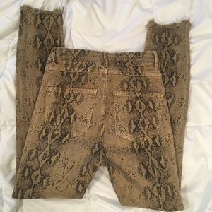 Zara snake pants